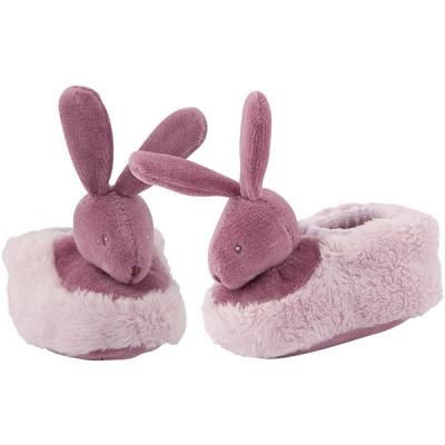 Chaussons Bebe Lapin Parme Parme Et Celadon Moulin Roty Comparateur Avis Prix