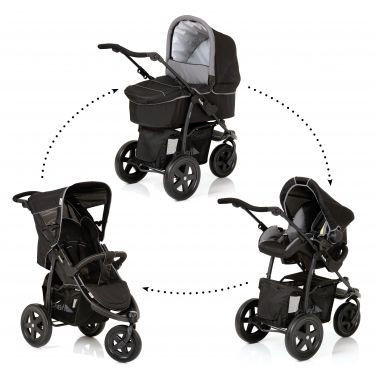 poussette trio grandes roues