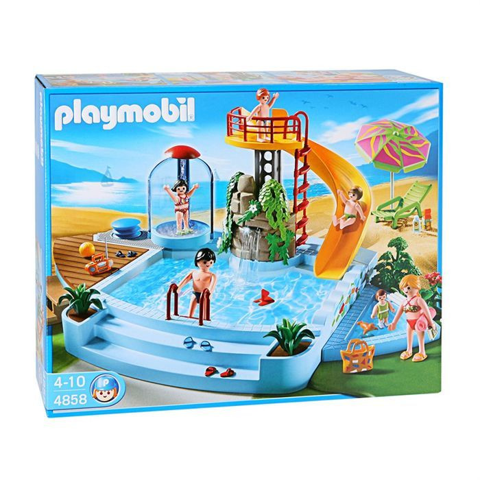 playmobil à la piscine