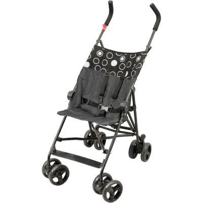 looping poussette double canne black emotion
