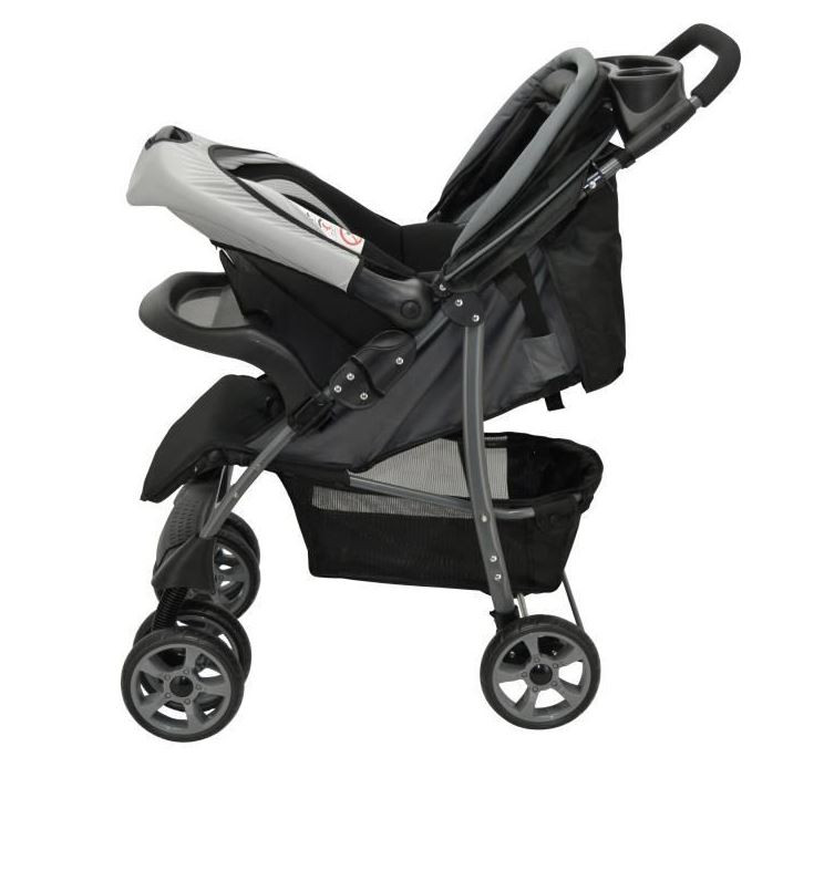leclerc poussette combiné