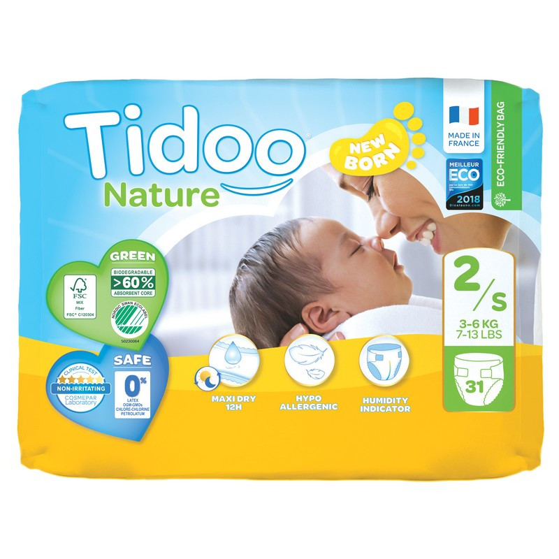Couches Ecologiques Tidoo T2 Single 3 6kg