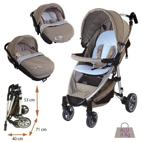 Noukies poussette 4 roues new arrivals