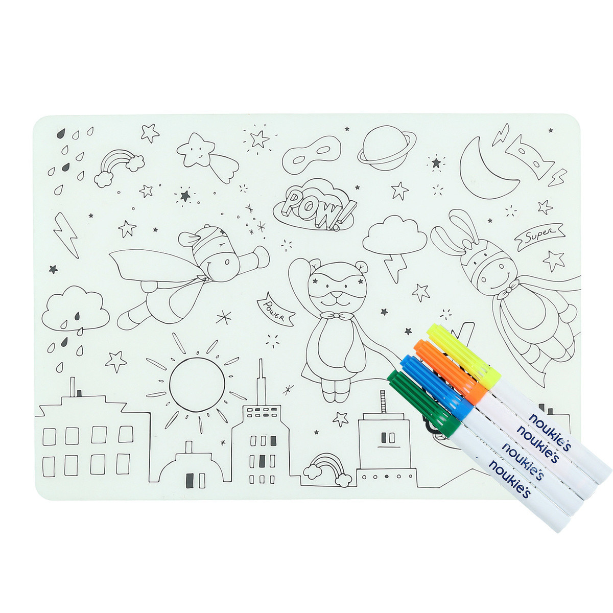 Set De Table Reutilisable Avec Feutres Noukie S Avis Et