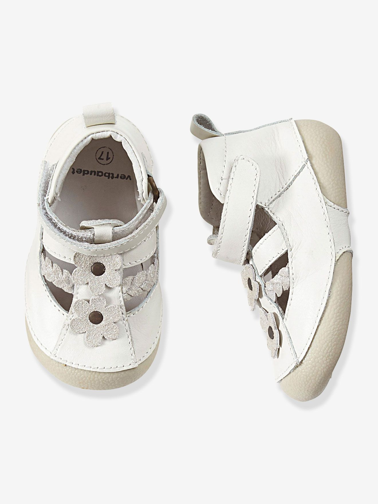 Chaussures Cuir Bebe Fille Special 4 Pattes Forme Sandales