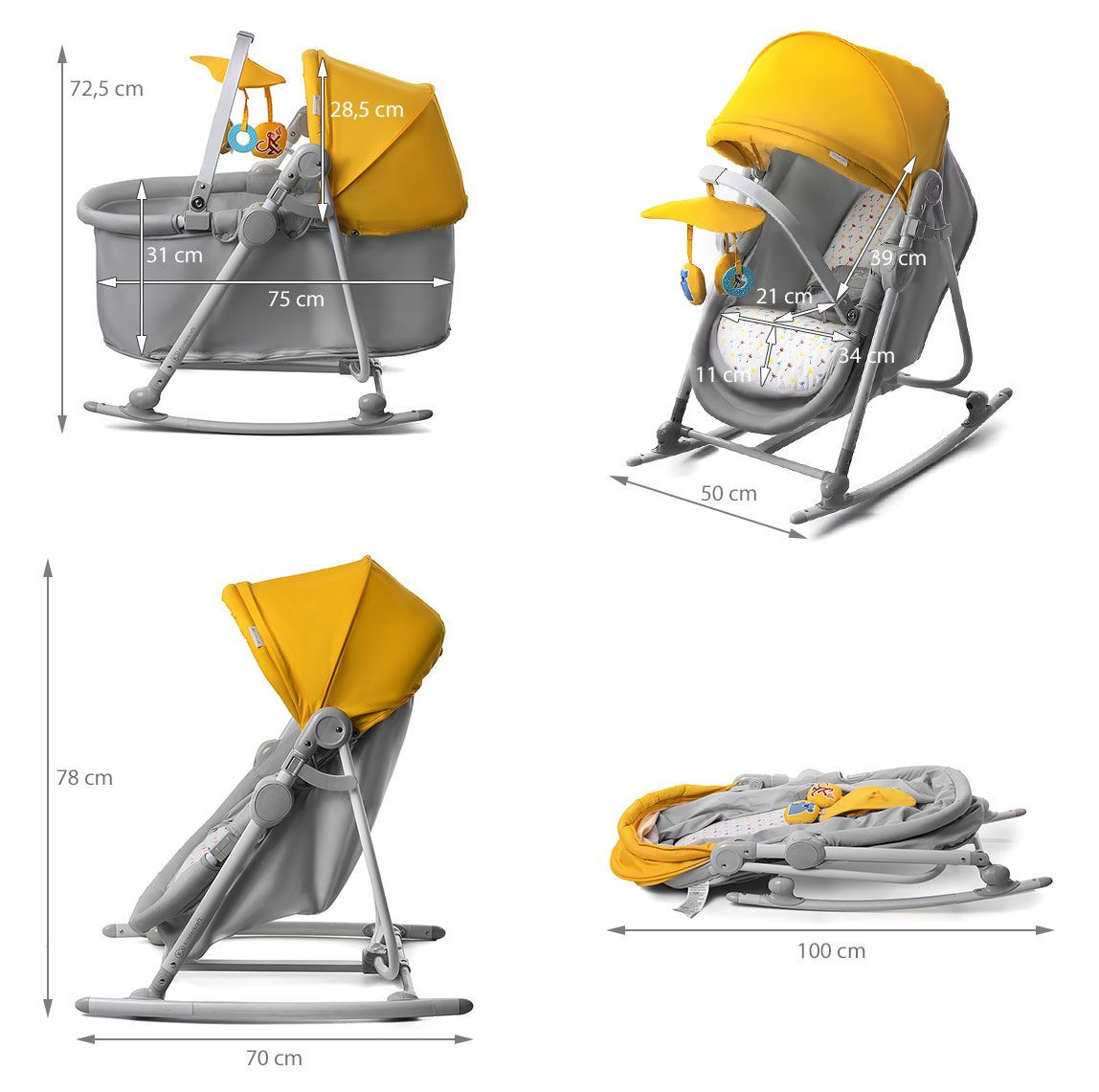 Transat Balancelle 5 En 1 Unimo Kinderkraft Comparateur Avis Prix