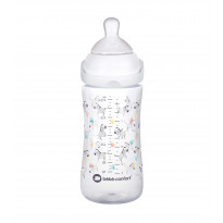 B/éb/é Confort Protection Silicone pour Biberon Verre Natural Comfort 270 ml