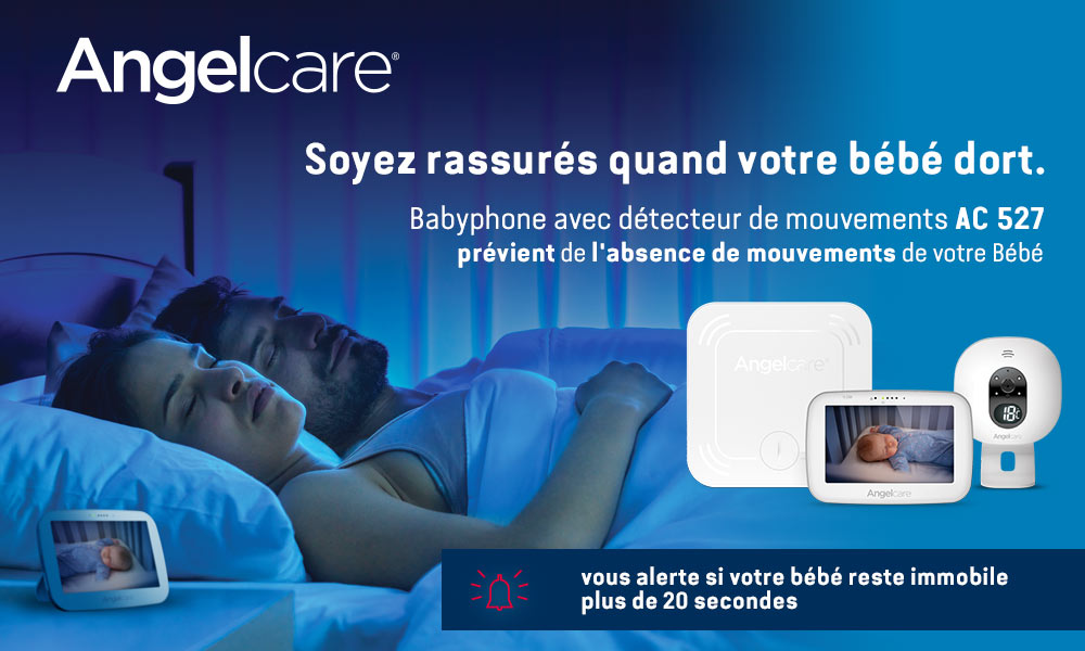 Baby Test Babyphone Avec Video Et Detection De Mouvements Sans Fil Ac527 Angelcare Consobaby