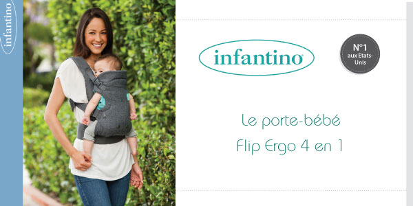 baby test porte bebe flip ergo 4 en 1 infantino