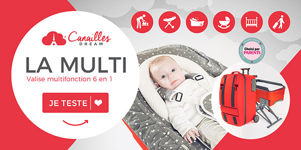baby test canailles dream valise la multi multifonction 6 en 1