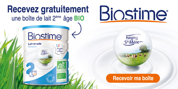 operation echantillonage lait bio bÈbÈ biostime