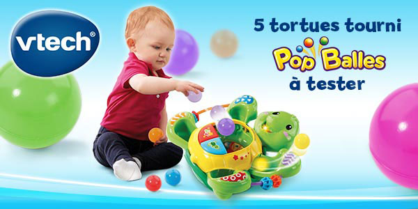 baby test tortue tourni pop balles vtech