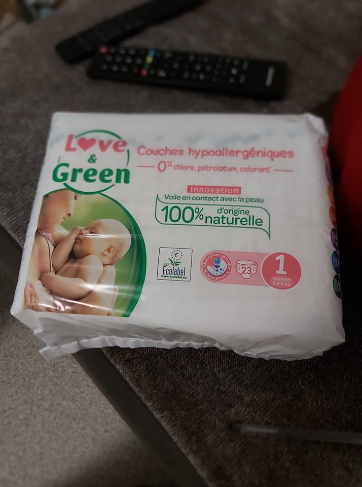 Couches Hypoallergéniques Taille 4 LOVE AND GREEN Avis et comparateur de prix